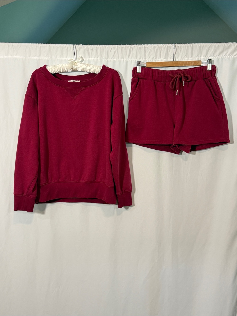 Zenana Burgundy Two-Piece Set